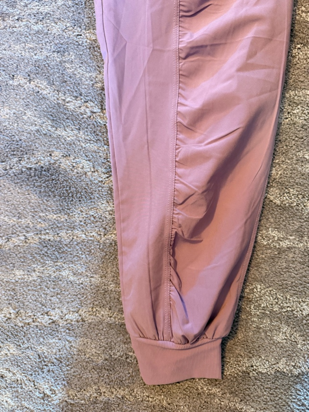 Women’s Pink Jogger Track Pants - Casual Drawstring Waist - Picture 3 of 3